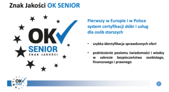 Oddziały PZU jako pierwsze w branży otrzymały certyfikat OK SENIOR®